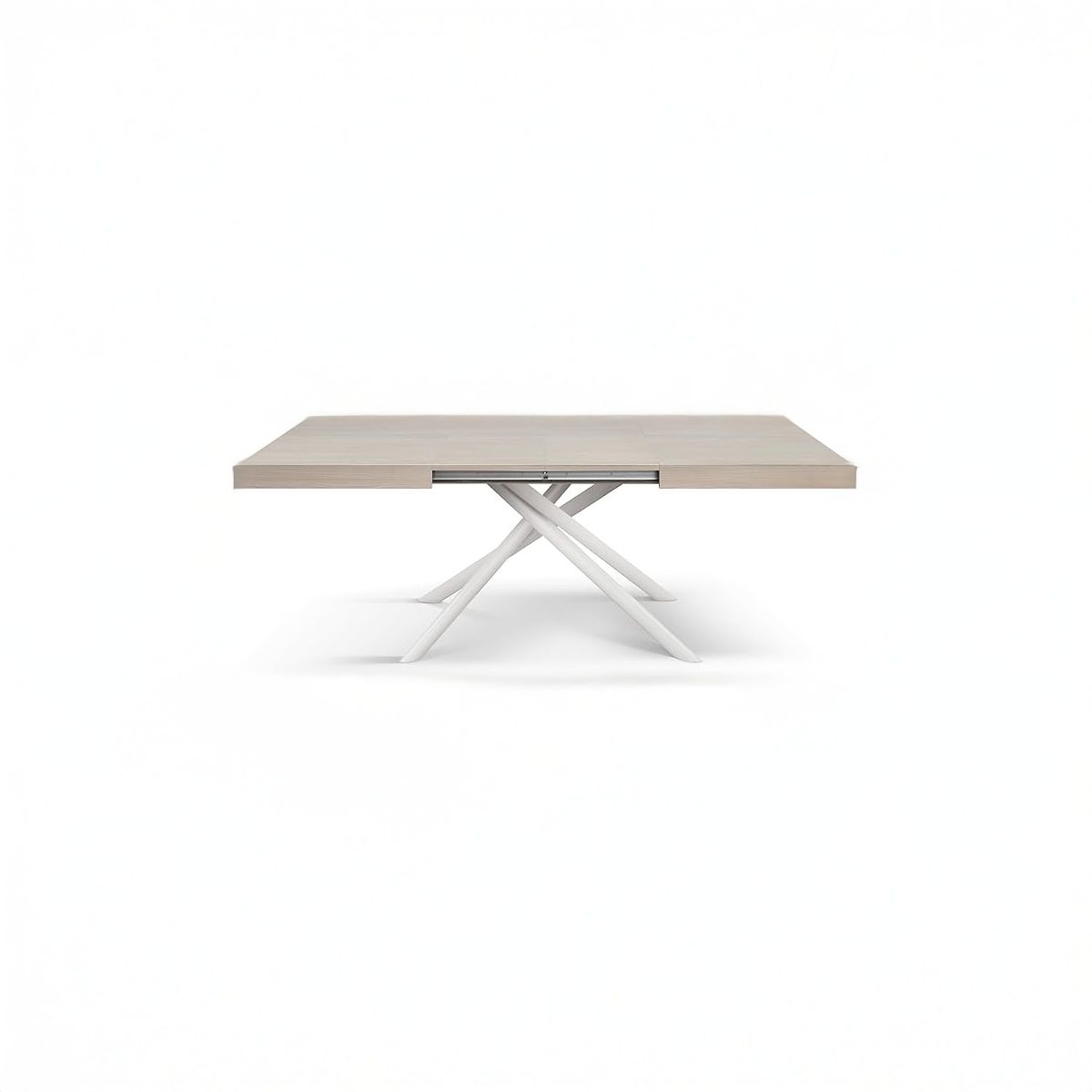 Tavolo Rettangolare Allungabile in Laminato Olmo Perla