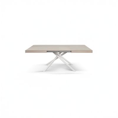 Tavolo Rettangolare Allungabile in Laminato Olmo Perla Tavolo Rettangolare Allungabile in Laminato Olmo Perla