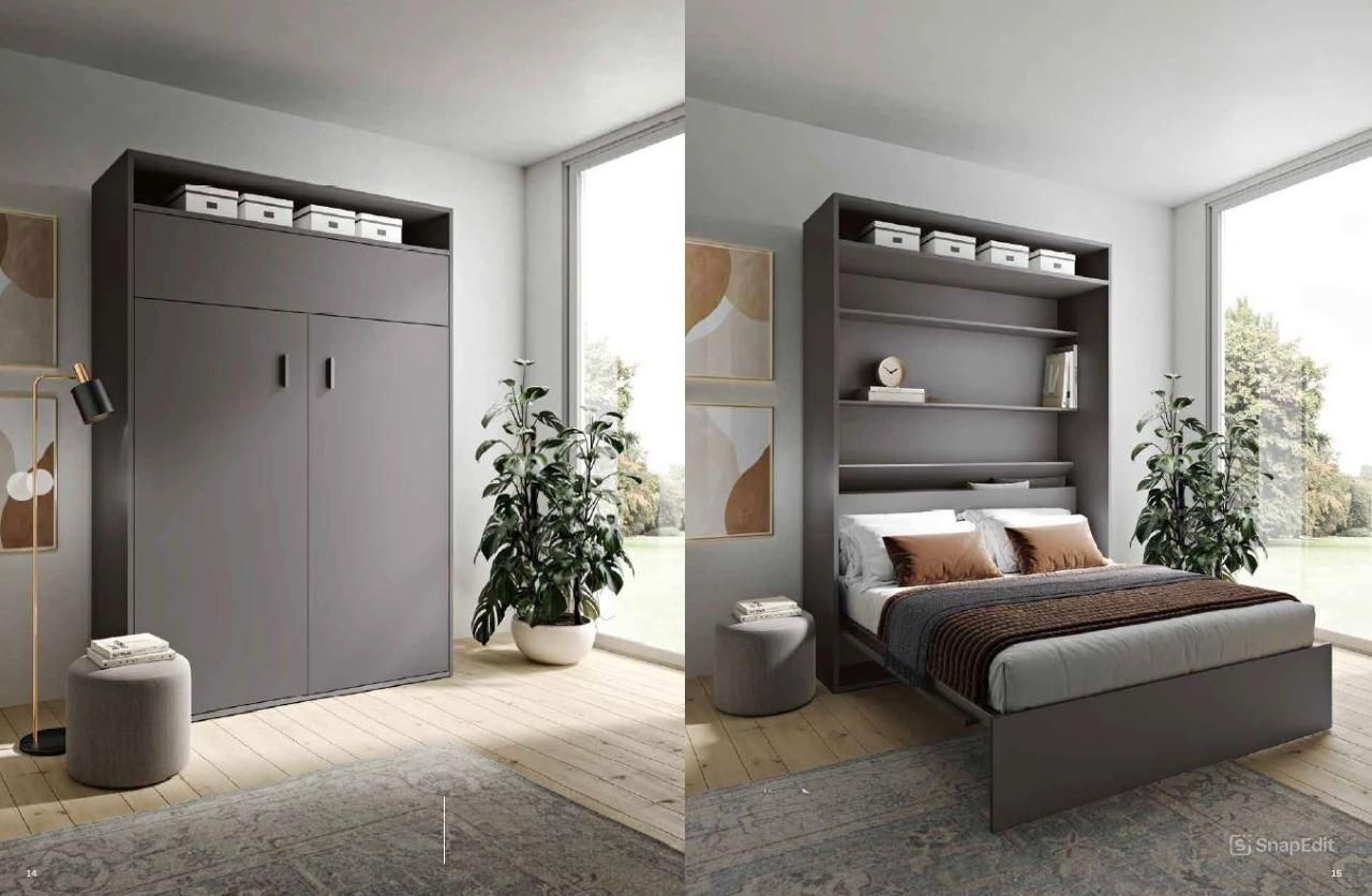Armadio Trasformabile in Letto Matrimoniale