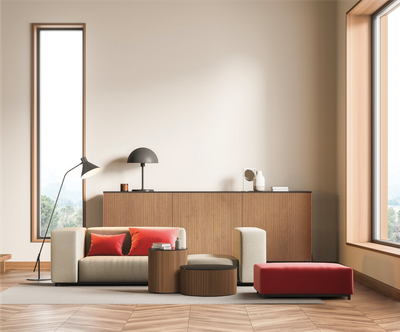 Madia a 3 ante in frassino rigato Madia a 3 ante in frassino rigato