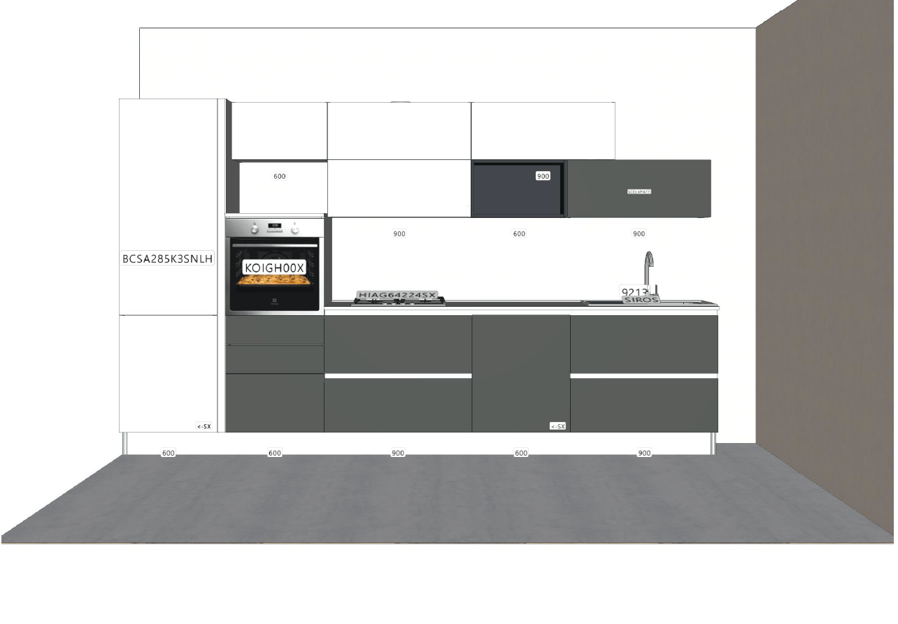 Cucina Modello Gold Laccata Lucida