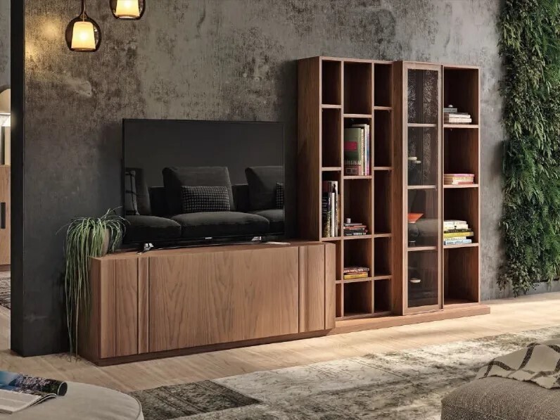 Parete attrezzata Nova comp 5 di Artigianale in OFFERTA OUTLET