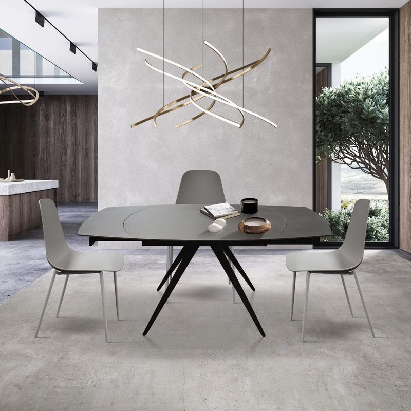 Tavolo Allungabile con piano in Ceramica