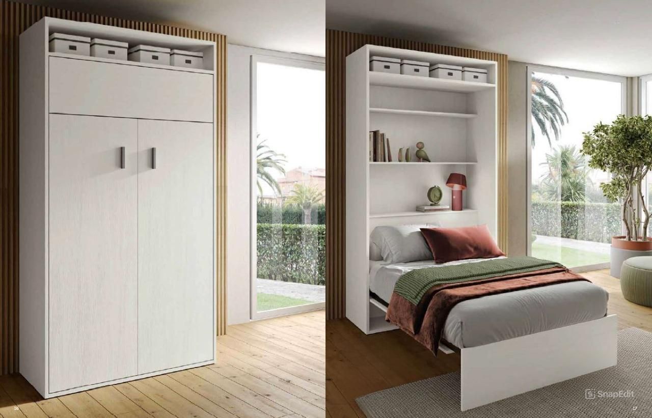 Armadio Trasformabile in Letto Singolo 3/4 Armadio Trasformabile in Letto Singolo 3/4