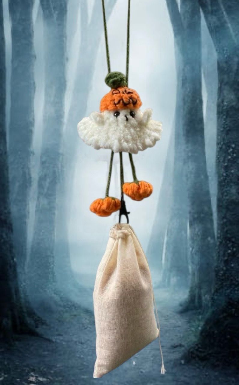 1-A.) Crochet Ghost Sachet Hangers(Sachet Bag Not Included)