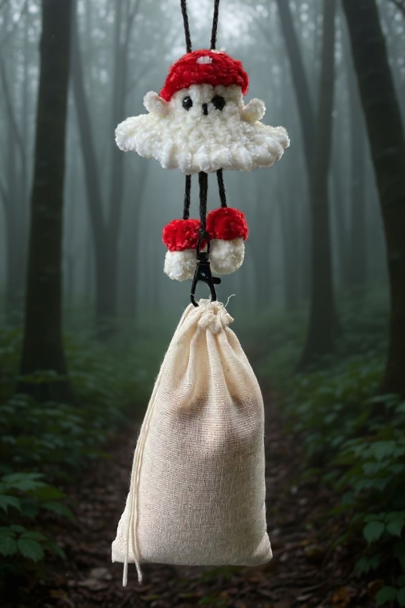 5.) Crochet Ghost Sachet Hangers(Sachet Bag Not Included)