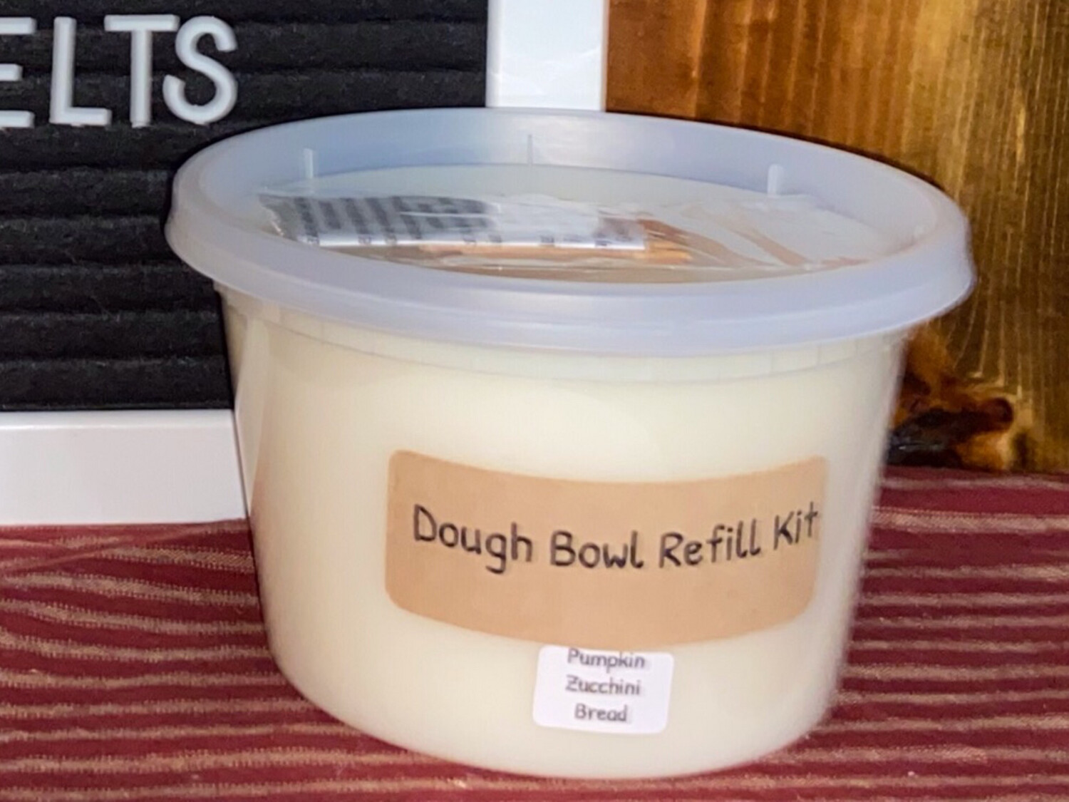 T.) Refill Kits For Wood Dough Bowl + Clay Candles