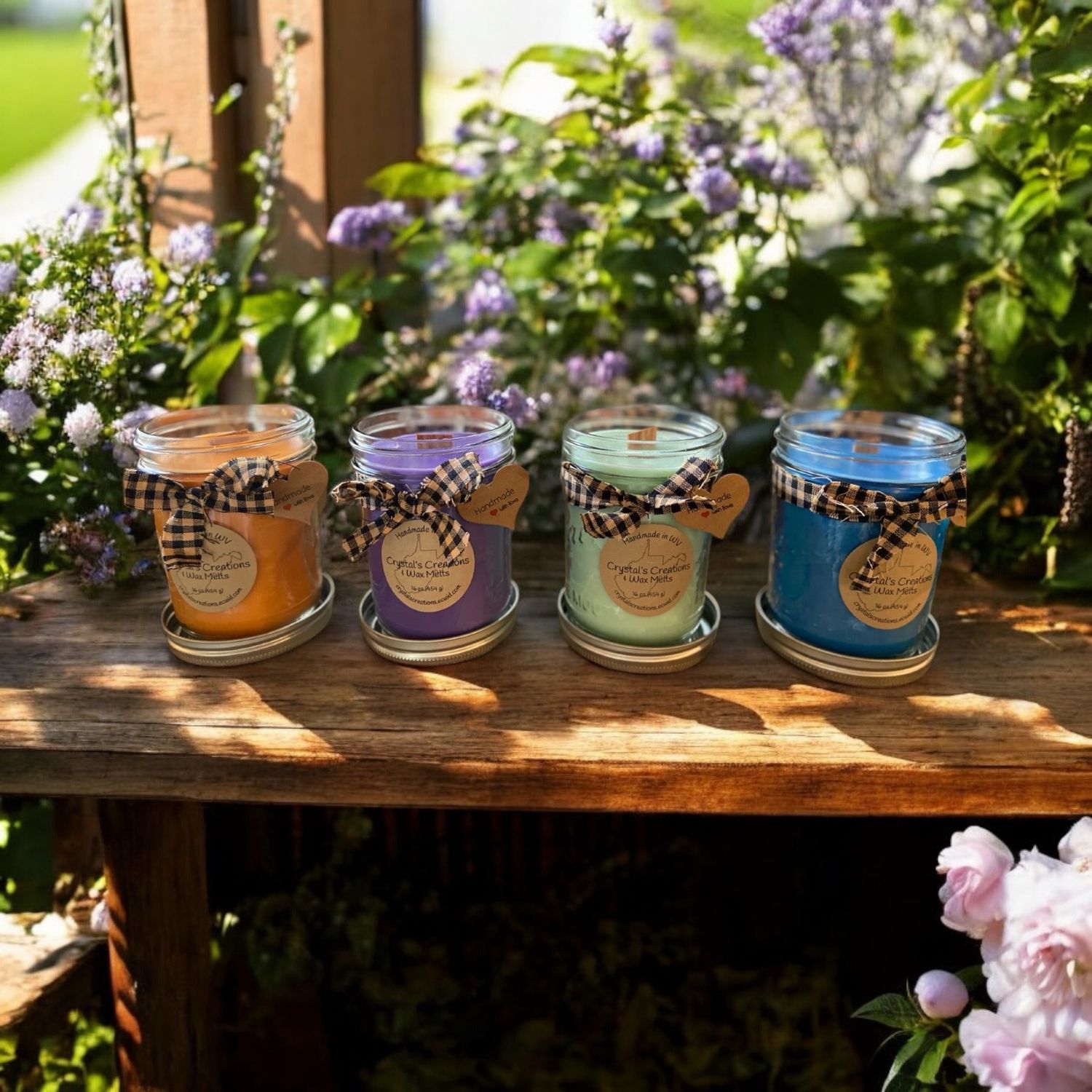 A.) Mason Jar Candles