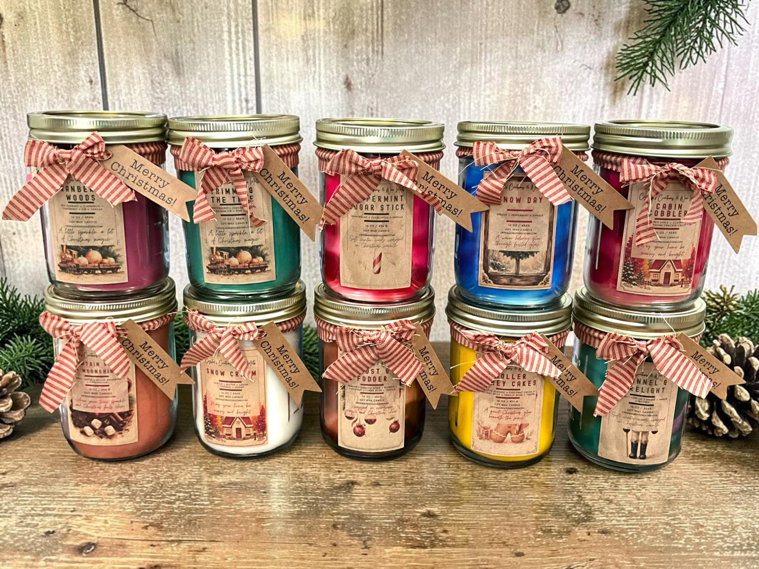 1.) Almost Heaven Christmas In Appalachia (Candles + Wax Melts + Room Sprays + Sachet Bags)