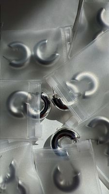 c-shaped earrings