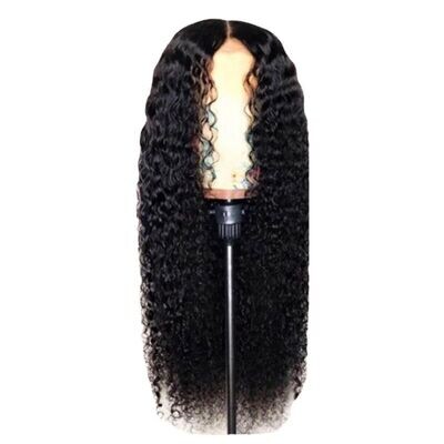 European And American Wig Female Black Small Roll Wavy