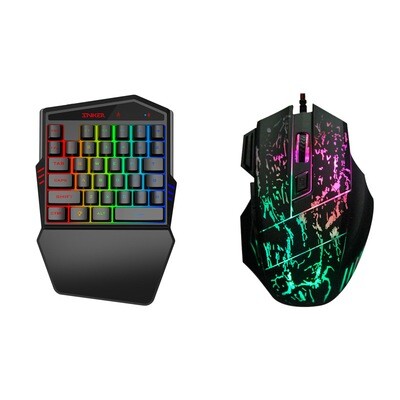 Gaming Keyboard Throne One Mouse Set