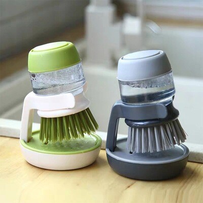 Douyin The Same Lazy Soap Brush Automatic Liquid Addition Tableware Brush Kitchen Household Degreasing And Descaling Cleaning Brush Wholesale