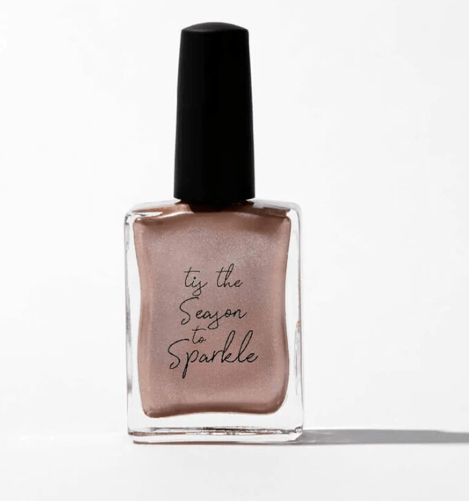 Beysis - 'tis the season to sparkle - Metallic Gold Nail Polish