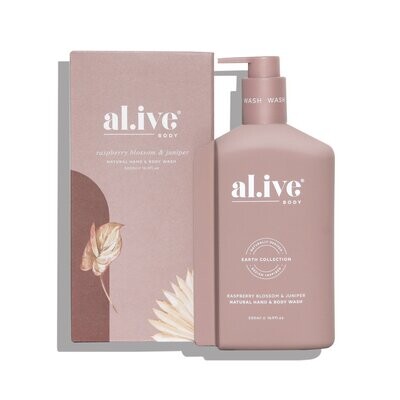 Al.ive Body - Raspberry Blossom & Juniper Hand & Body Wash
