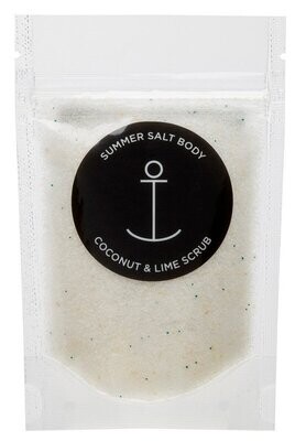 Summer Salt Body - Mini Coconut & Lime Scrub