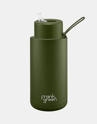 Frank Green Straw Lid 1 Litre
Khaki Ceramic Reusable Bottle