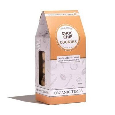 Organic Times Choc Chip Cookies