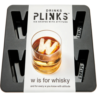 Drinks Plinks - W is for Whiskey, Ice Cube Tray
