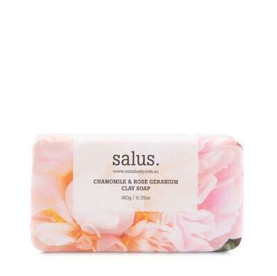Salus Body - Chamomile & Rose Geranium Clay Soap