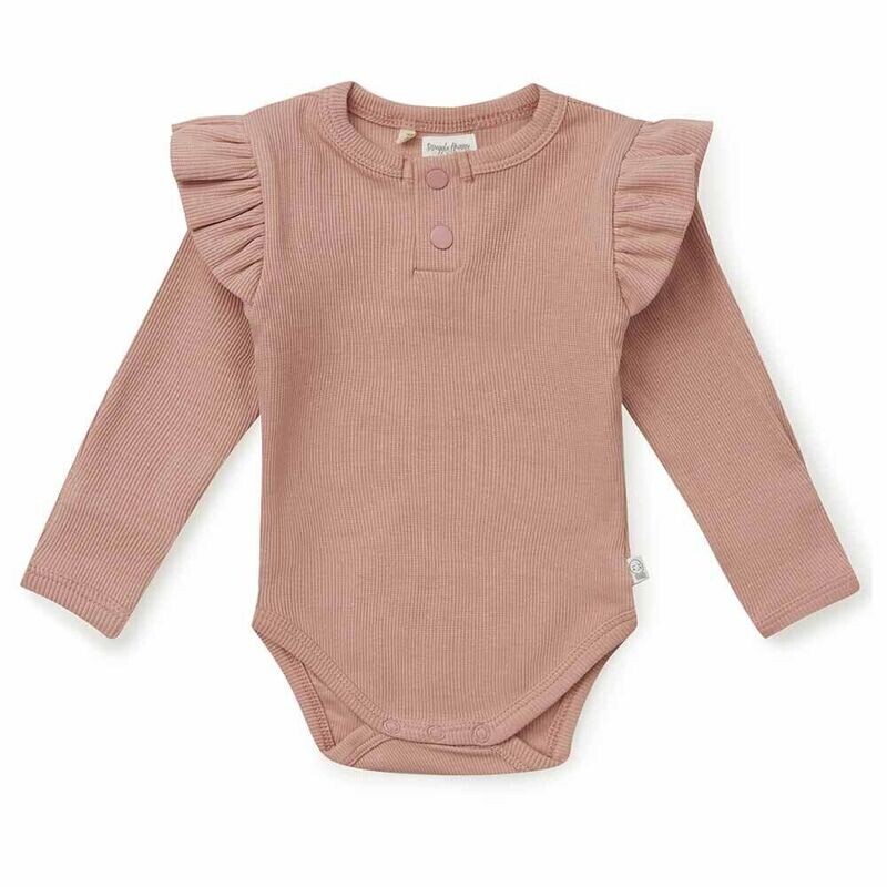 Snuggle Hunny Kids - Rose Long Sleeve Bodysuit Snuggle Hunny Kids - Rose Long Sleeve Bodysuit