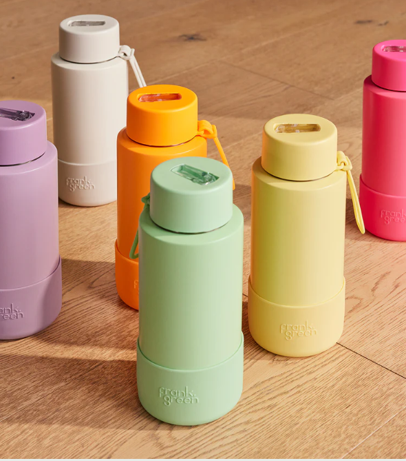Frank Green Bottle Bumper Guard  - for 1 Litre Bottles - Neon Pink
