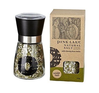 Mount Zero - Pink Lake Salt with Glenelg River Herbs Grinder