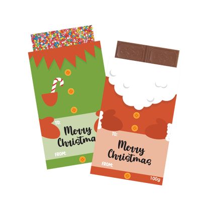 Freckleberry - Christmas Assorted Chocolate Blocks - Character Sleeves