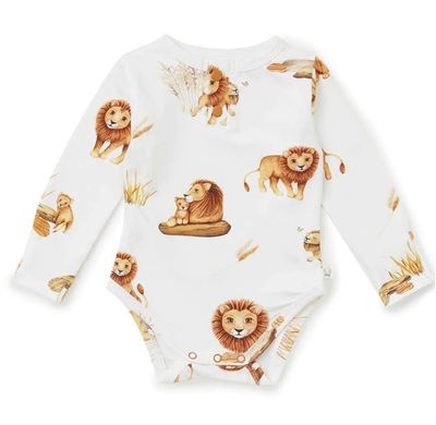Snuggle Hunny Kids - Long Sleeve Lion Bodysuit