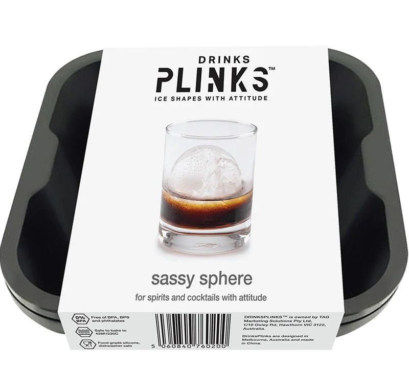 Drinks Plinks - Sassy Spheres, Ice Cube Tray Drinks Plinks - Sassy Spheres, Ice Cube Tray