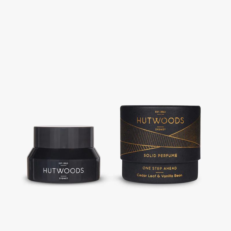 Hutwoods -  One Step Ahead, Cedar Leaf & Vanilla Bean, Solid Perfume
