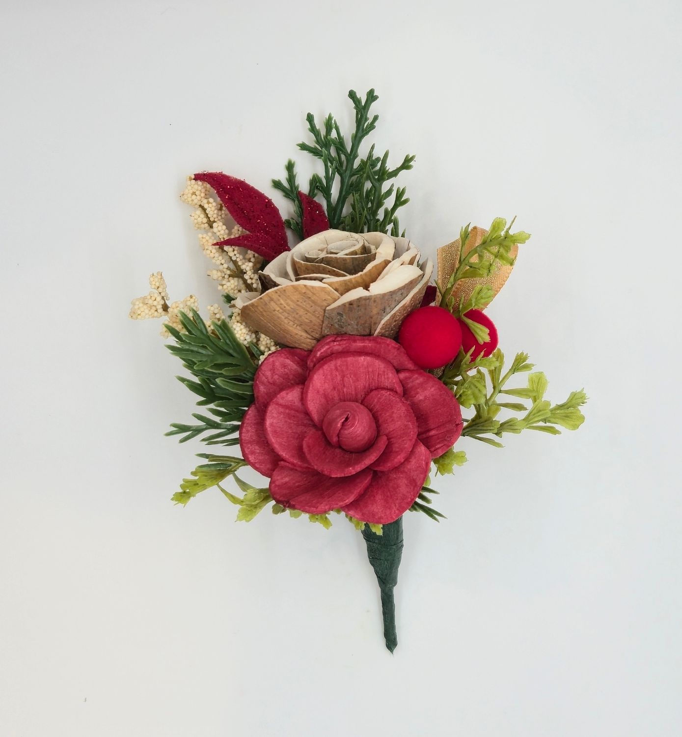Holiday Magic Boutonniere