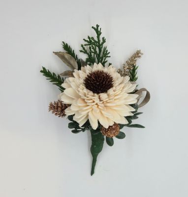 Woodland Whimsy Boutonniere