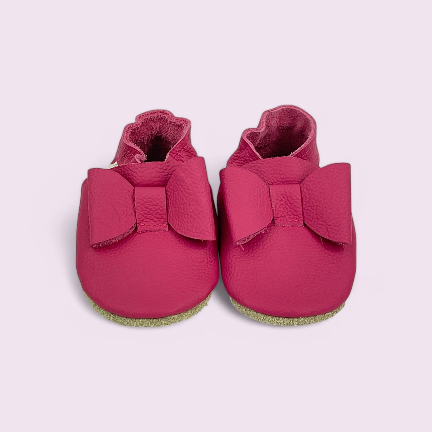 Krabbelschuhe Baby - Schleife / Pink - 18/19