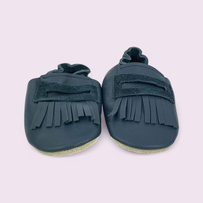 Lauflernschuhe Baby - Mokassins / Dunkelblau - 24/25