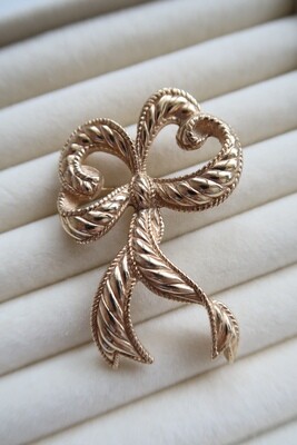 Vintage CHRISTIAN DIOR bow brooch, 1990s