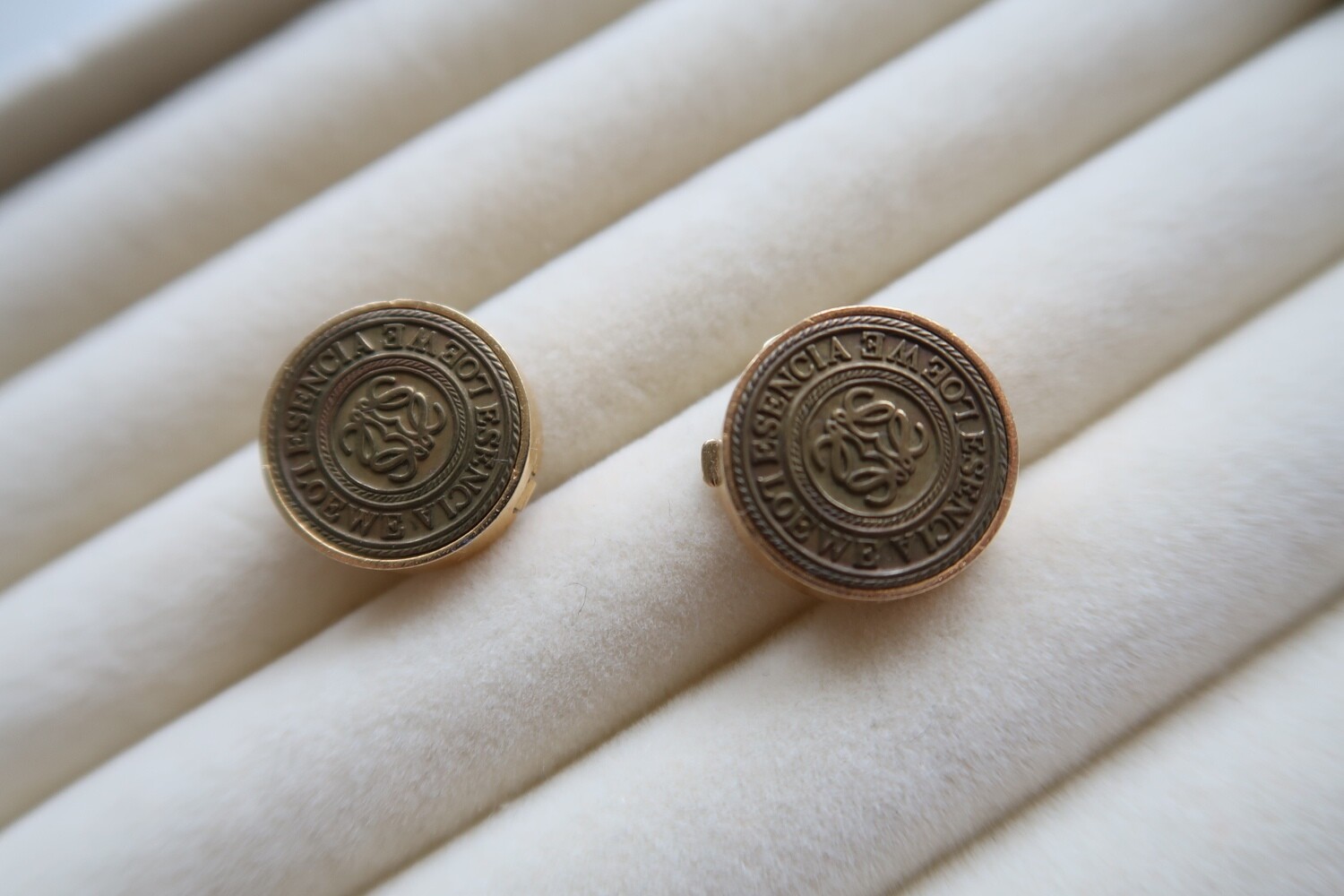 Vintage LOEWE button covers