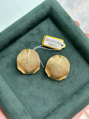 BALENCIAGA floral petals earrings by Robert Goossens, 1960s