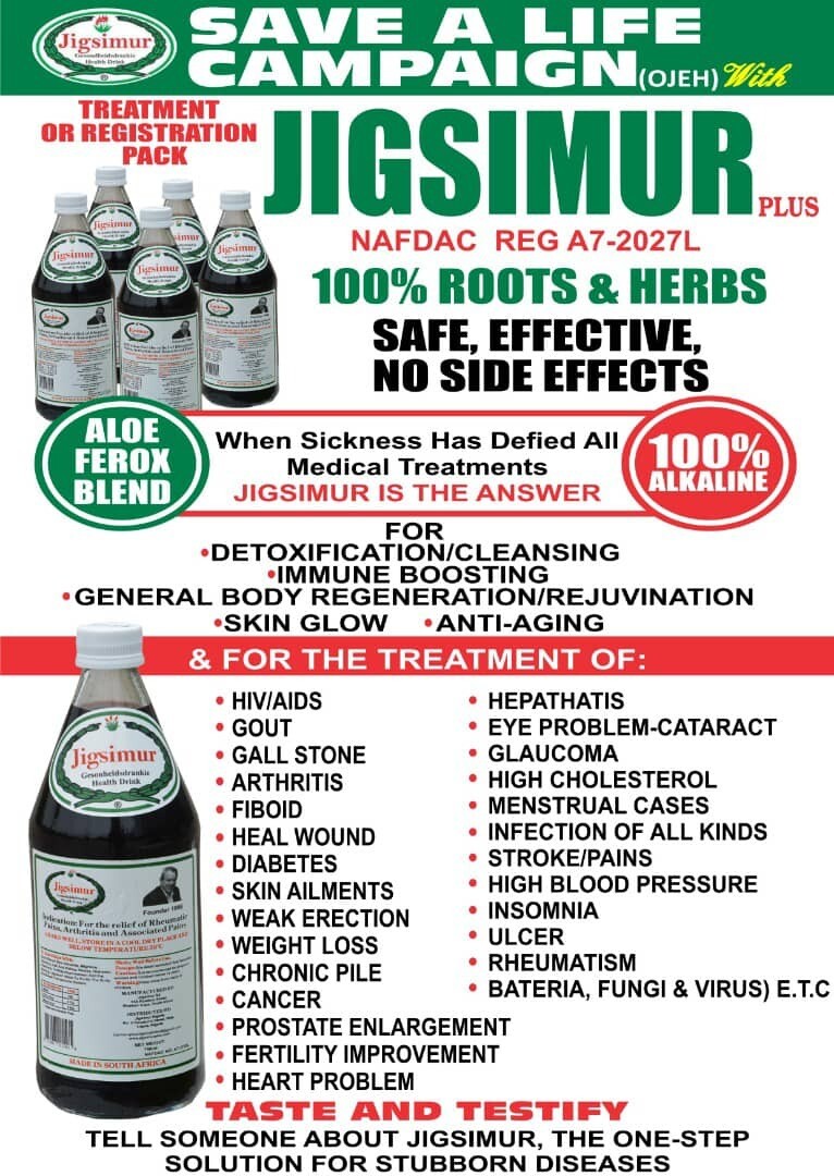 1 big bottle of jigsimur
