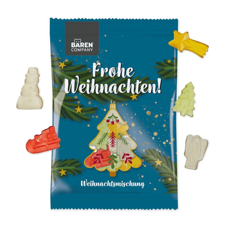 Fruchtgummi-Mix "Frohe Weihnachten"