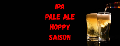 IPA - PALE ALE - HOPPY - SAISON