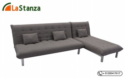 Gray L-shape Sofa bed