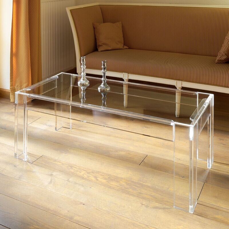 Salontisch mit Glasplatte