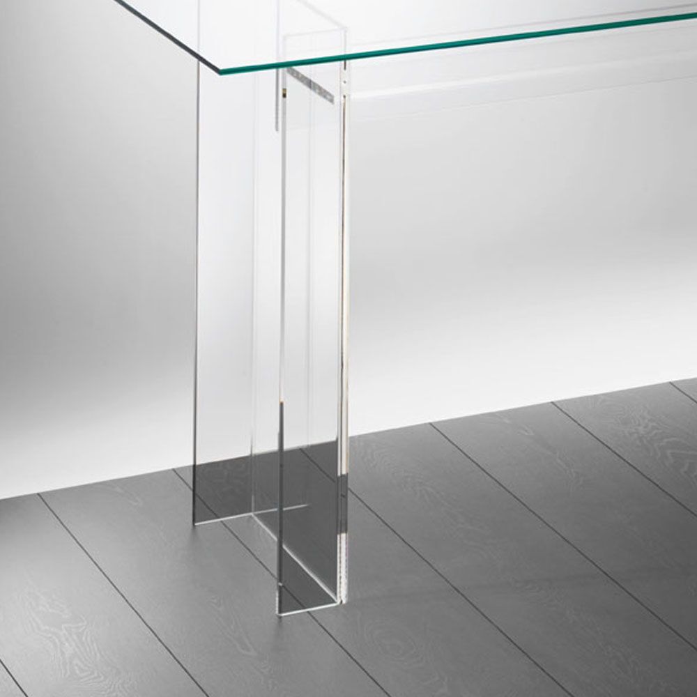 Schreibtisch mit Glasplatte