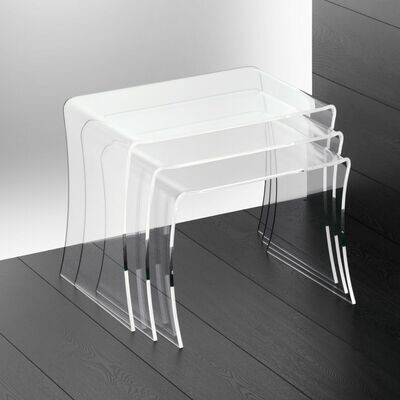 3-Satztisch mit Schwung