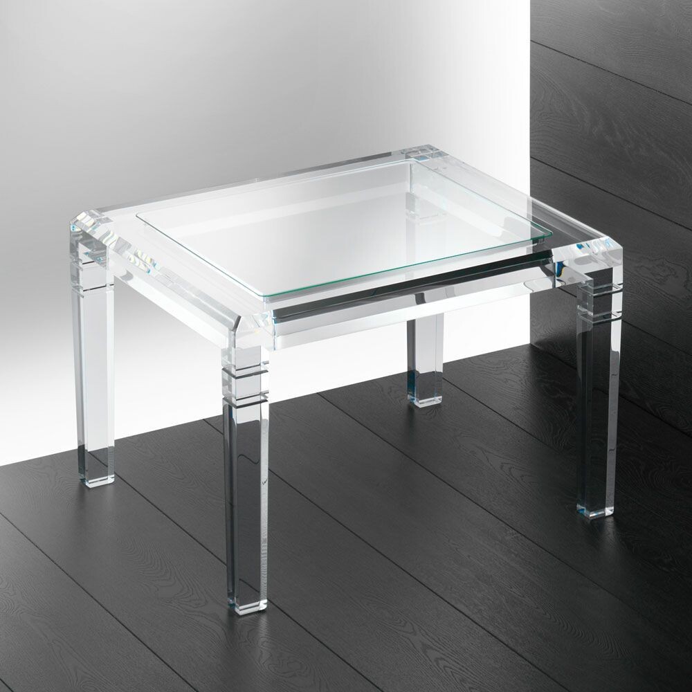 Salontisch mit Glasplatte