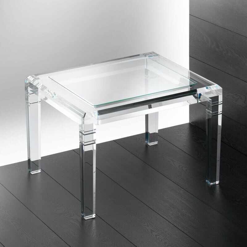 Salontisch mit Glasplatte