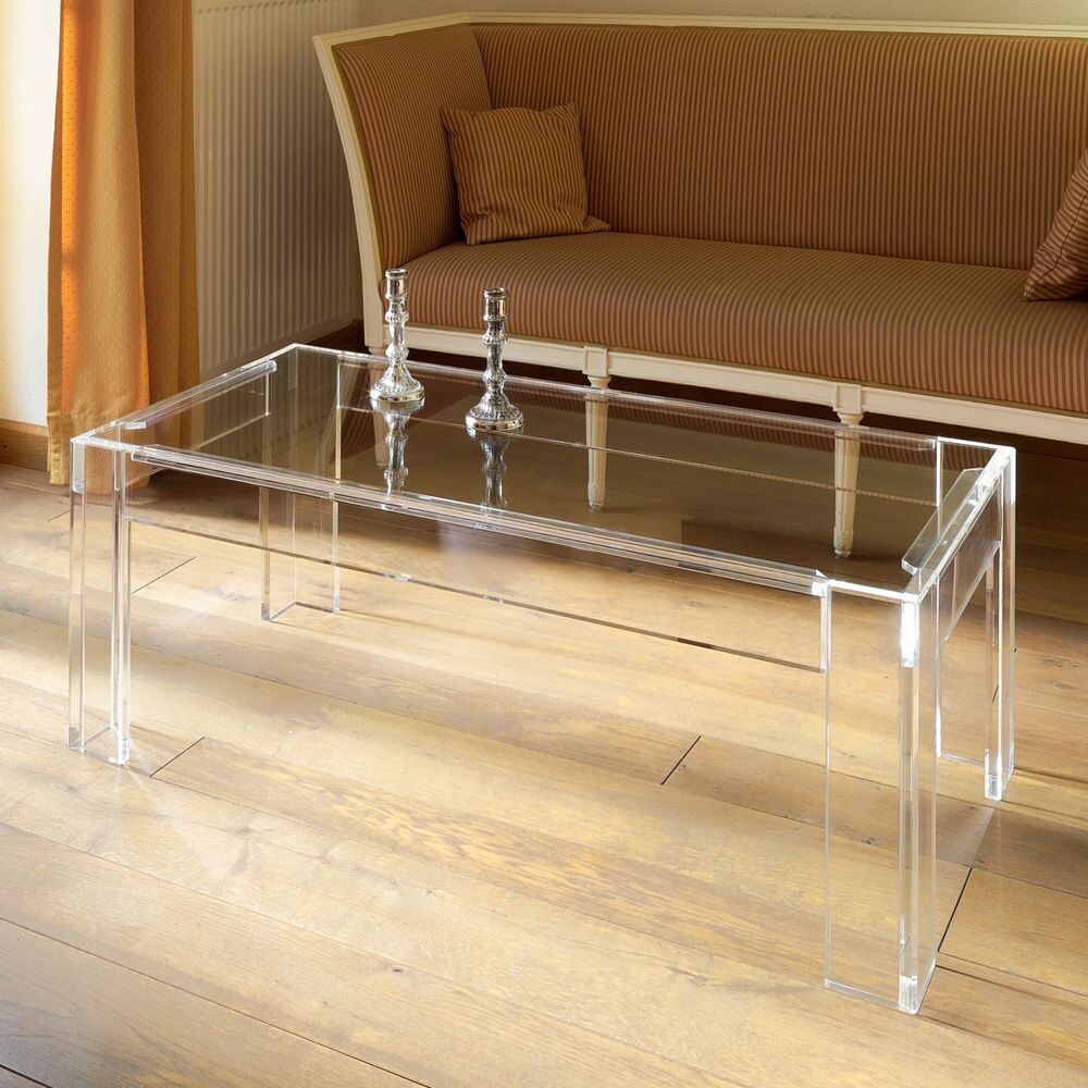 Salontisch mit Glasplatte