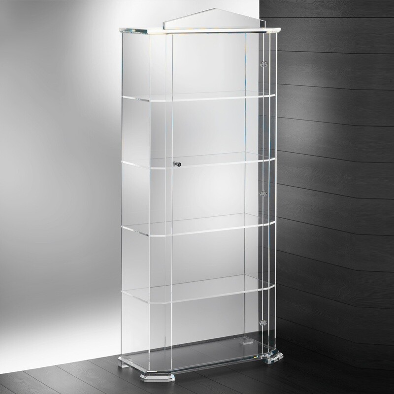 Vitrine mit Dreieckszier