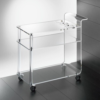 Servierwagen mit Rundstäben